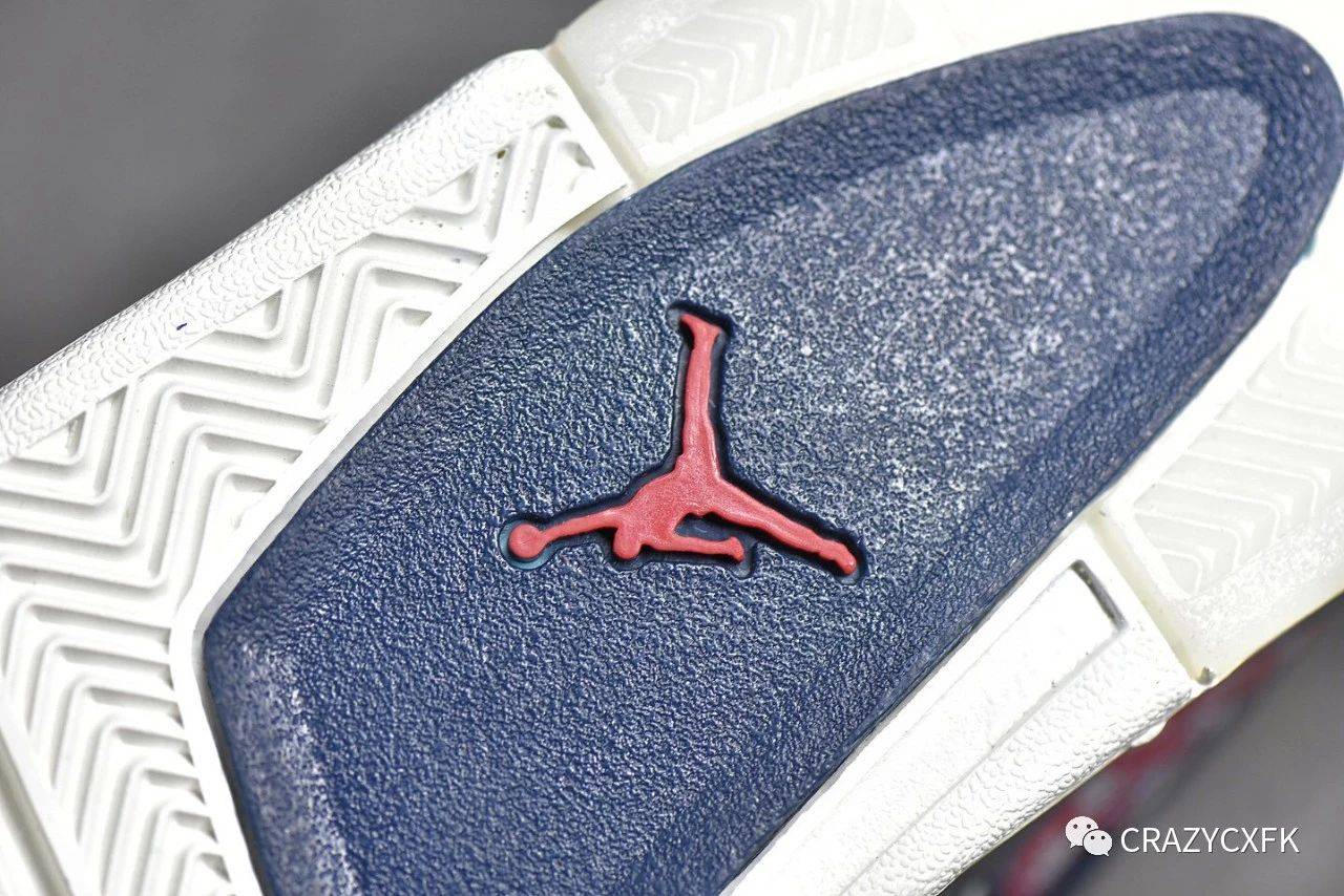 
乔丹 Air Jordan 4 Retro Sashiko Deep Ocean 蓝白牛仔刺子绣篮球鞋【火狐电竞官方网站】(图6)