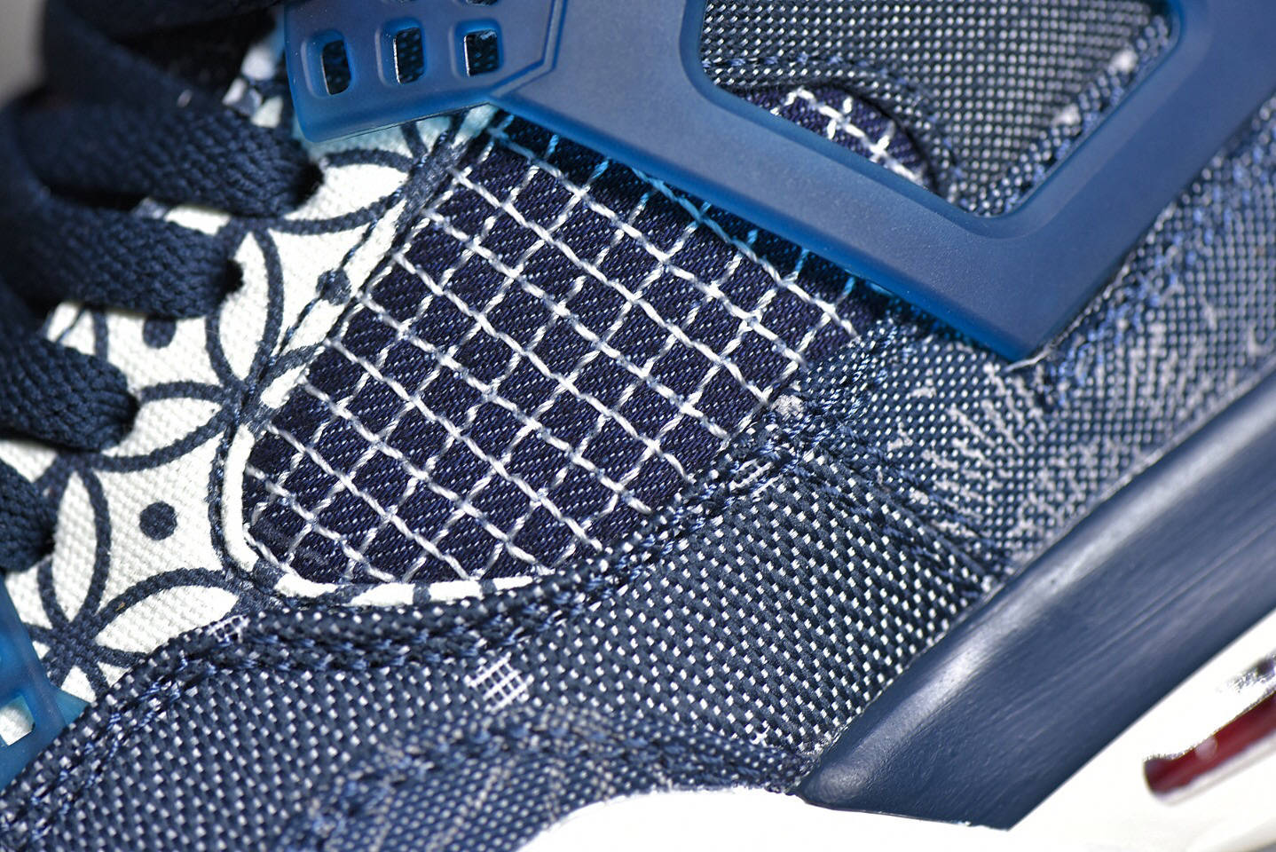 
乔丹 Air Jordan 4 Retro Sashiko Deep Ocean 蓝白牛仔刺子绣篮球鞋【火狐电竞官方网站】(图17)