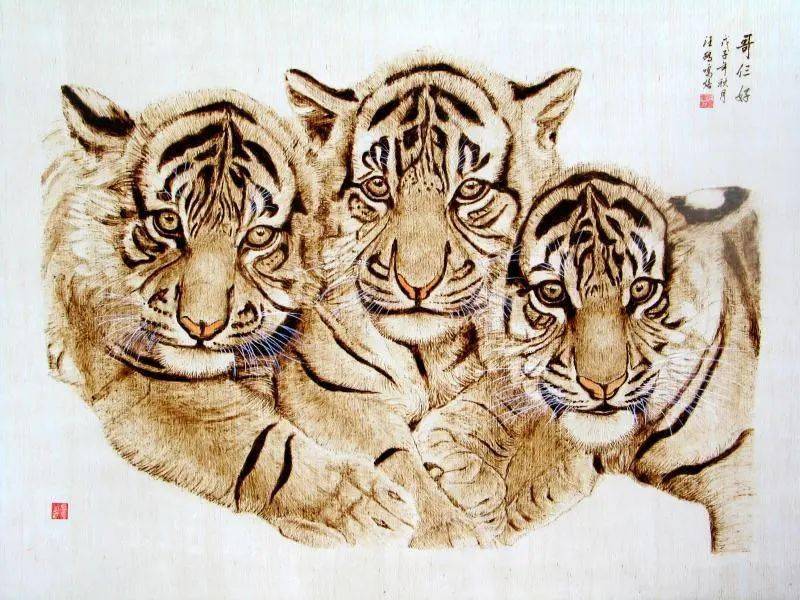 火狐电竞官网：
2021年第七届公益烙画艺术作品展已启动(图8)