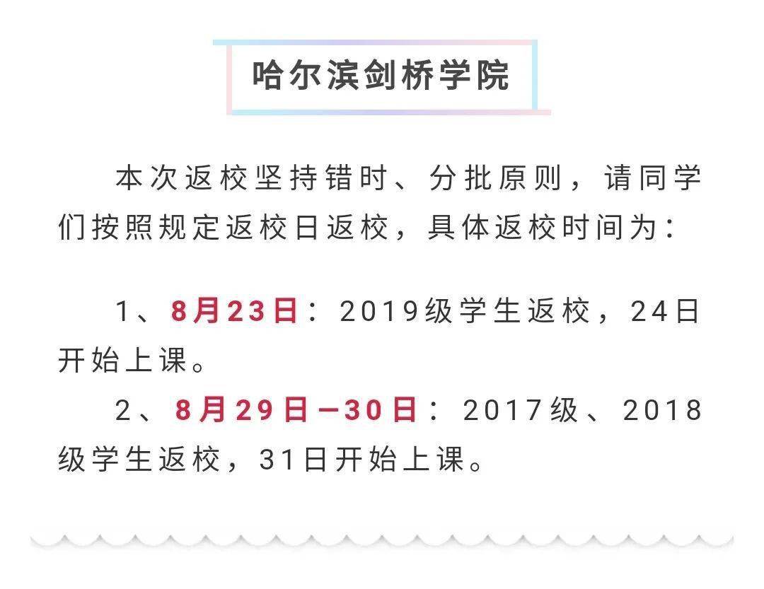 
黑龙江各高校开学时间陆续出炉 齐齐哈尔这所高校开学时间定在……“火狐电竞官方网站”(图18)